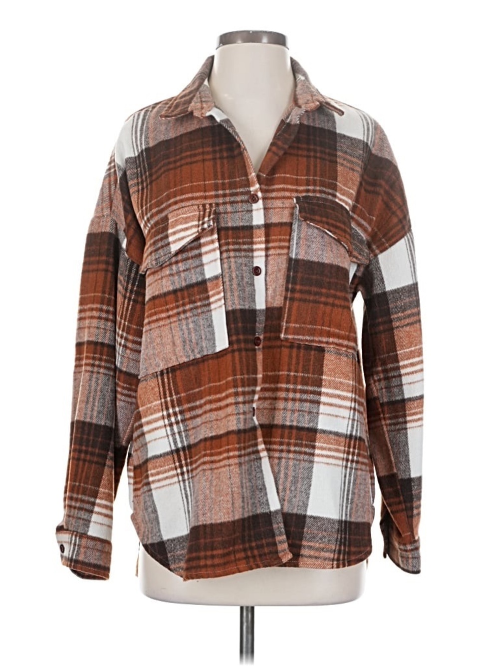 12th Tribe Plaid Shacket